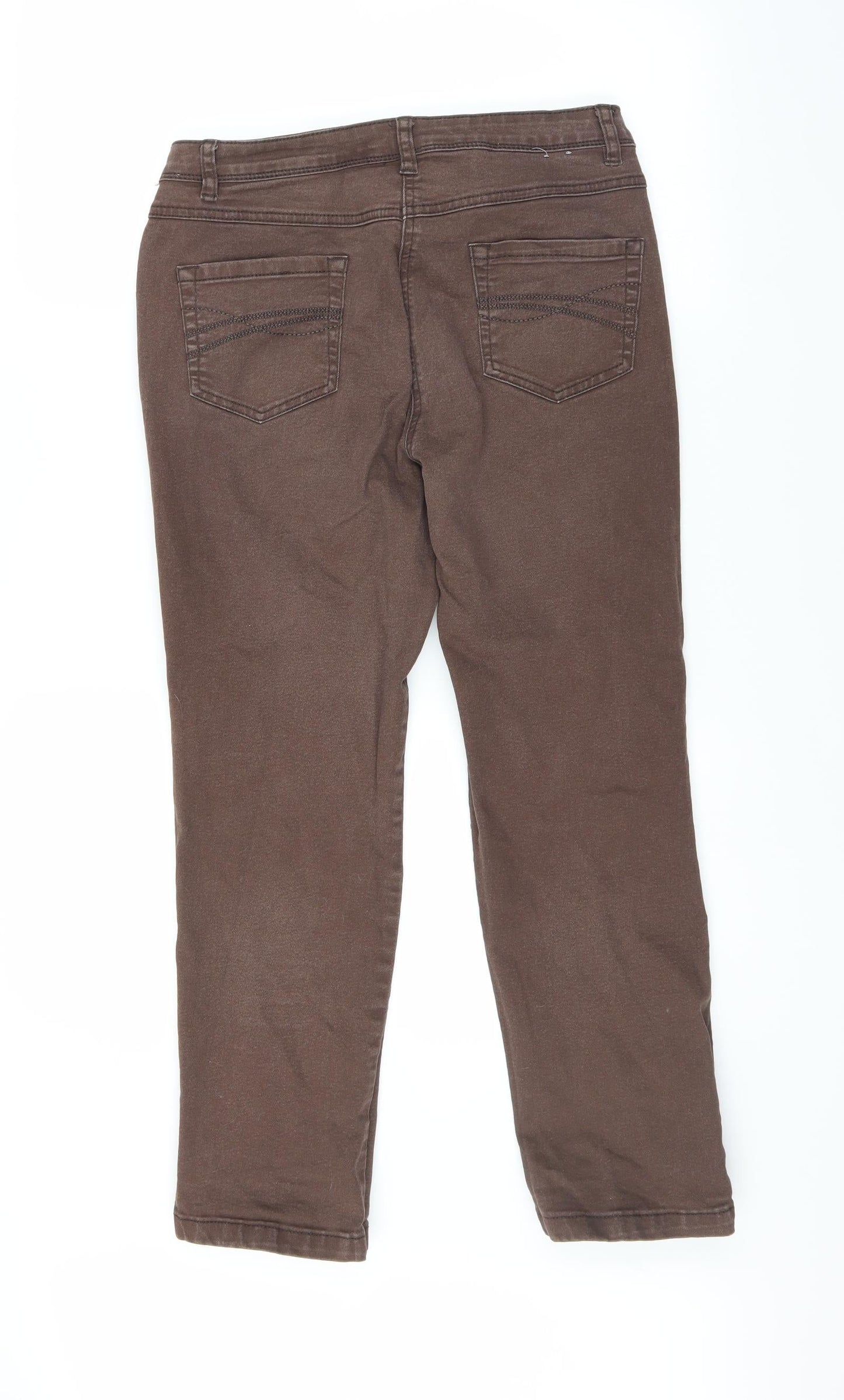 Le Bon Marché Womens Brown   Straight Jeans Size 12 L26 in