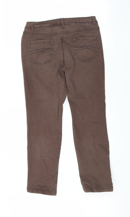 Le Bon Marché Womens Brown   Straight Jeans Size 12 L26 in