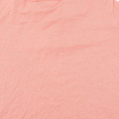 Lincoln Mens Pink    Polo Size L  - coral coloured