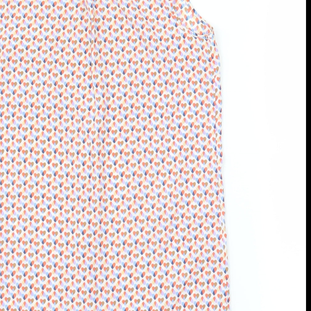 Womens UK Size 8 NEXT Pink Basic Blouse