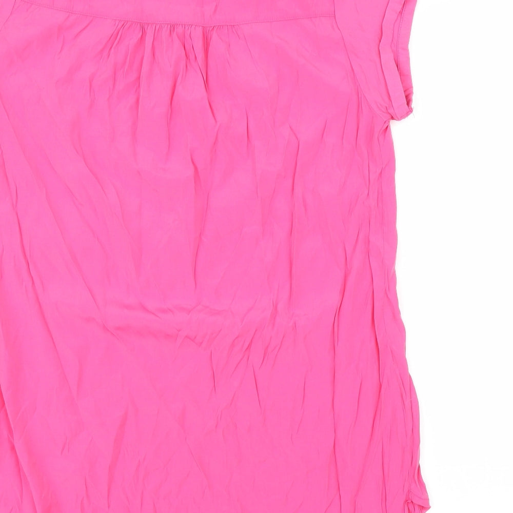 Gabriella Vicenza Womens Pink   Basic Blouse Size 10