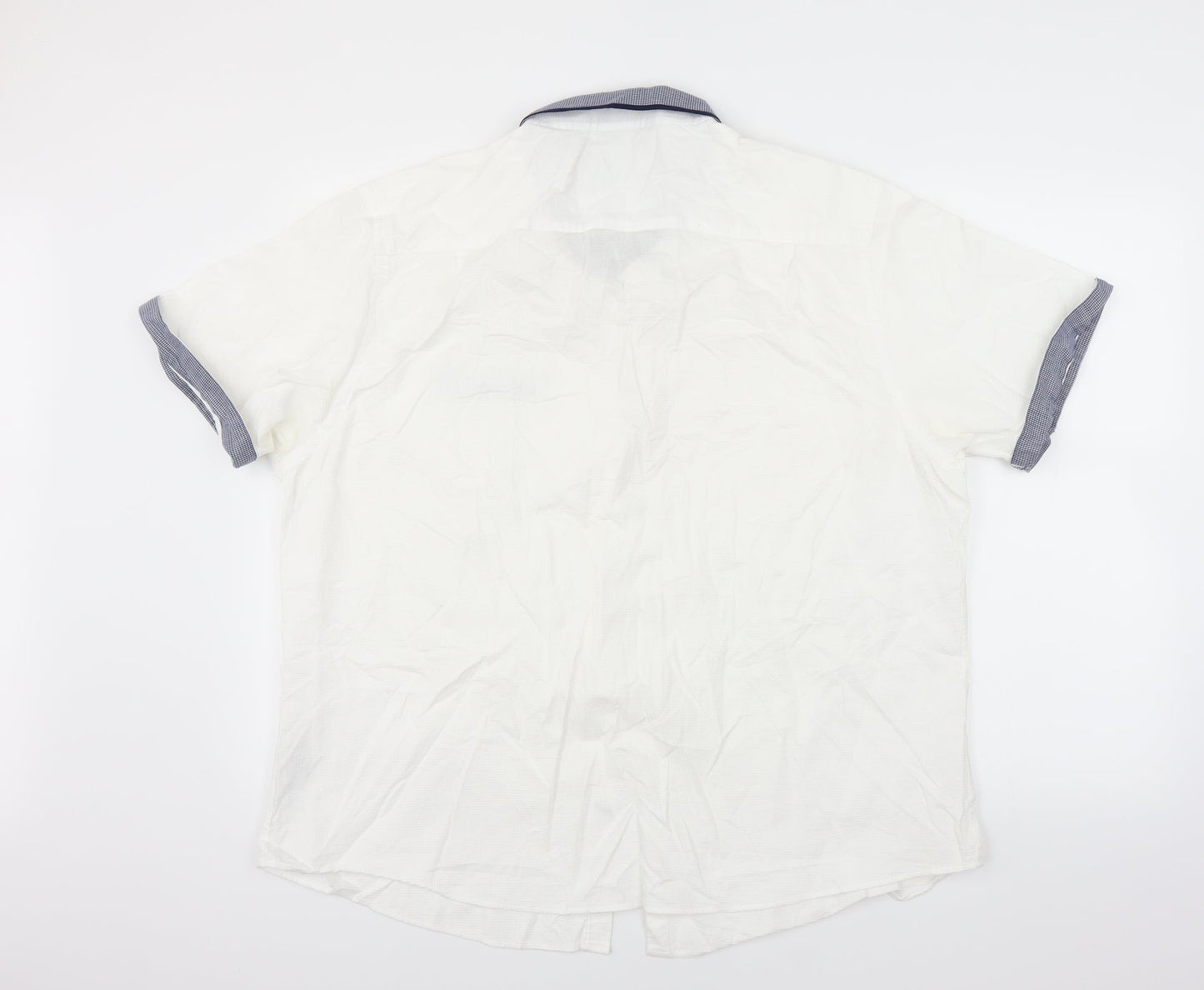 Red Herring Mens White    Button-Up Size 2XL