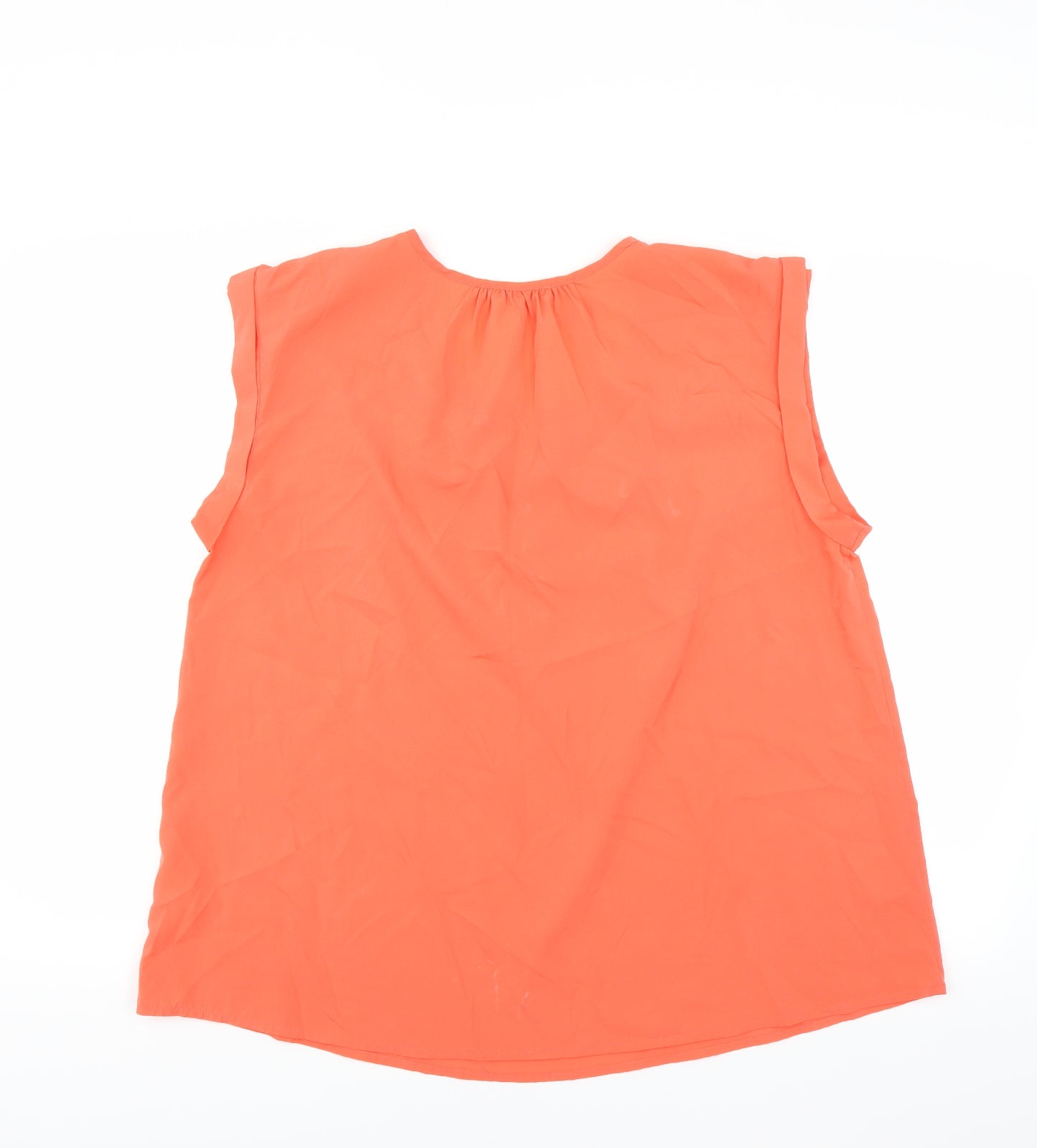 Womens UK Size 20 Damart Orange Basic Blouse