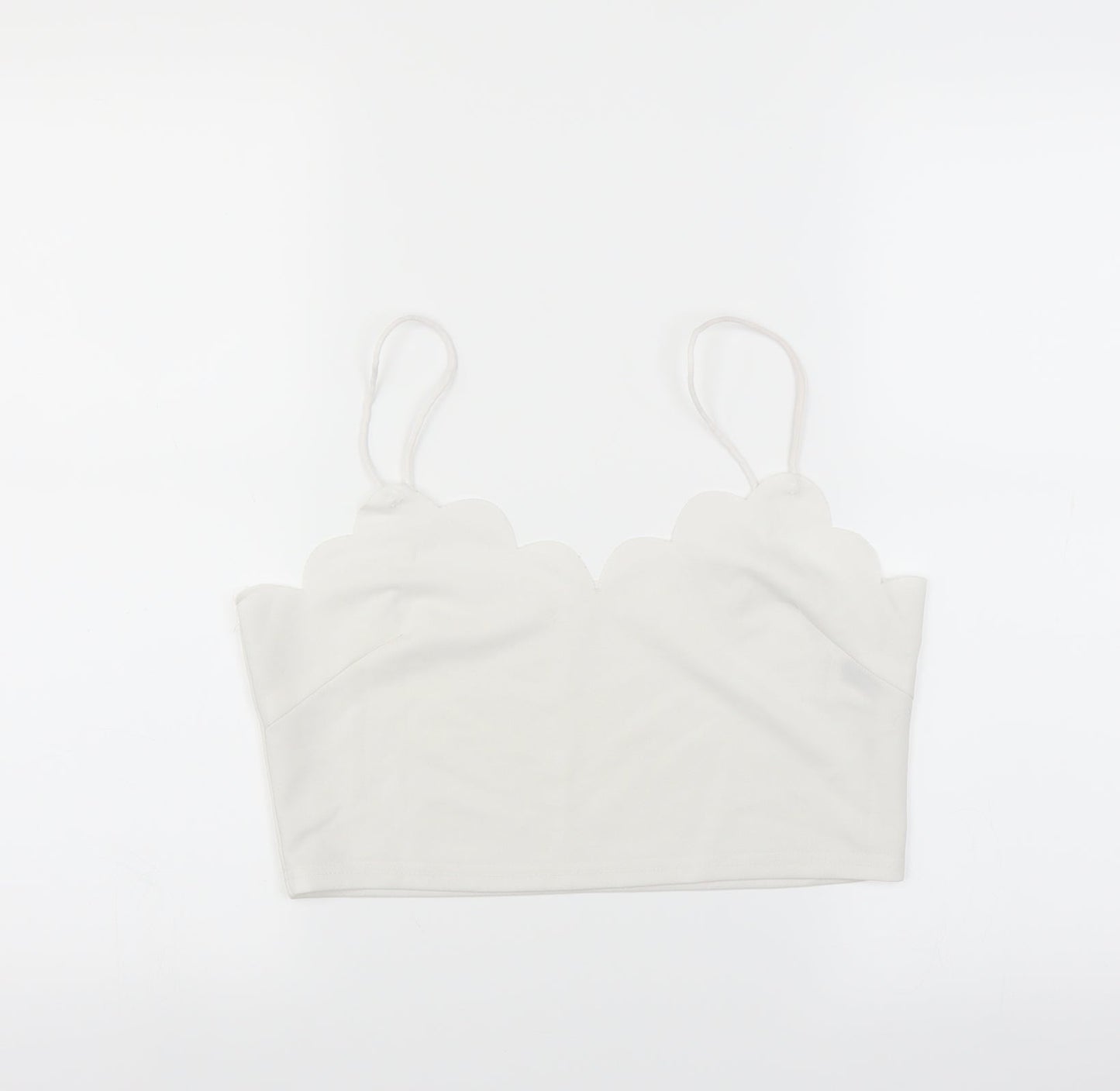 SheIn Womens White   Cropped Blouse Size L