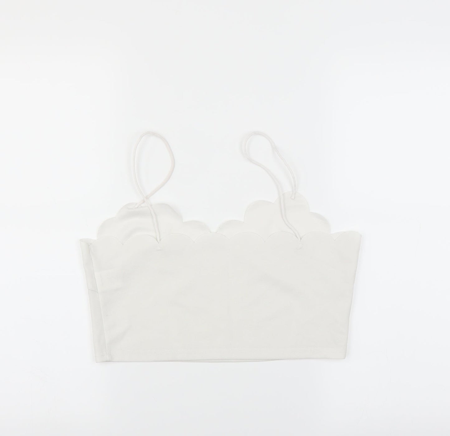 SheIn Womens White   Cropped Blouse Size L