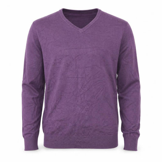 Mens UK Size M Autograph Purple Pullover Jumper