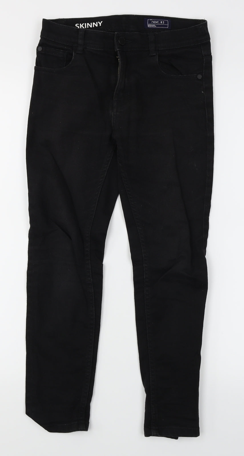 NEXT Boys Black  Denim Skinny Jeans Size 9 Years