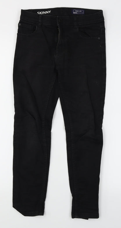 NEXT Boys Black  Denim Skinny Jeans Size 9 Years