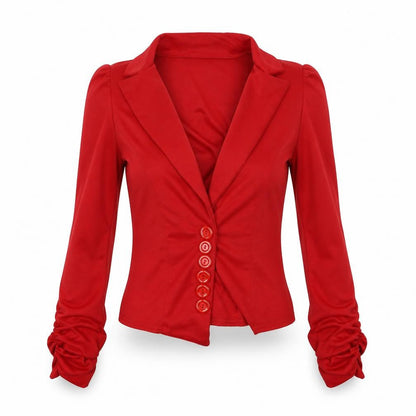 Buzy Womens Red   Jacket Blazer Size 10