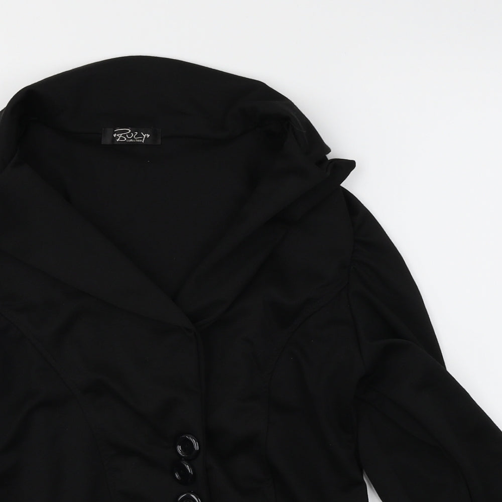 Buzy Womens Black   Jacket Blazer Size S