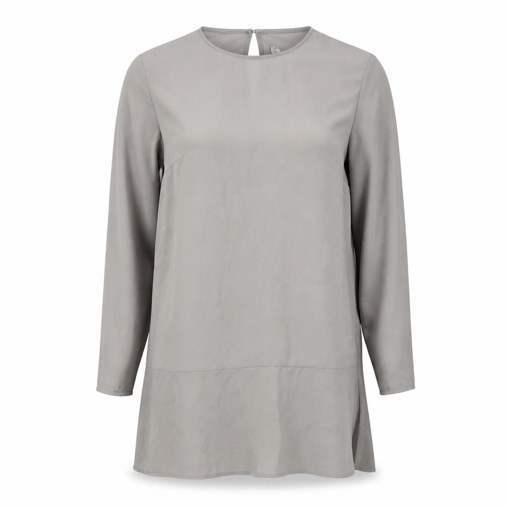 Womens UK Size 12 Divided Grey Basic Blouse