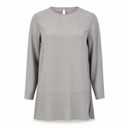 Womens UK Size 12 Divided Grey Basic Blouse