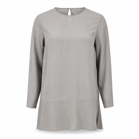 Womens UK Size 12 Divided Grey Basic Blouse