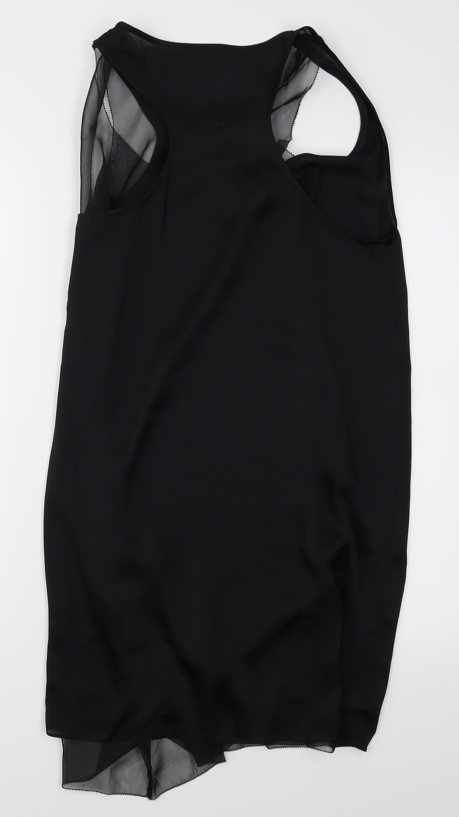 Womens UK Size 8 Topshop Black Camisole Blouse