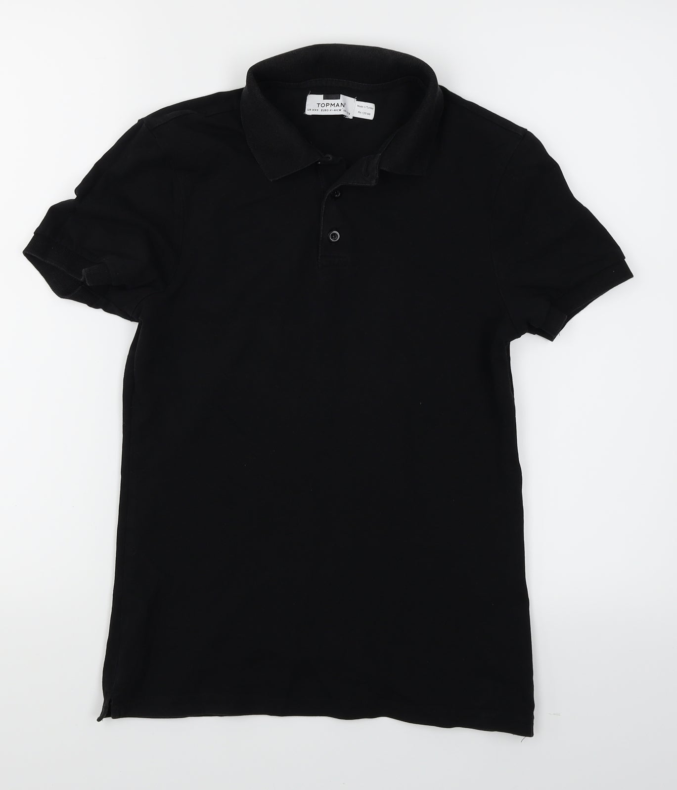 Topman Mens Black    Polo Size XS