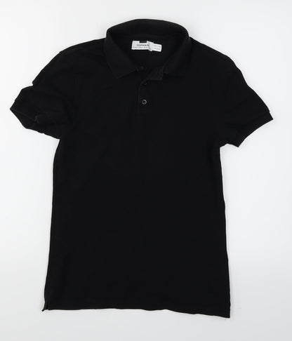 Topman Mens Black    Polo Size XS