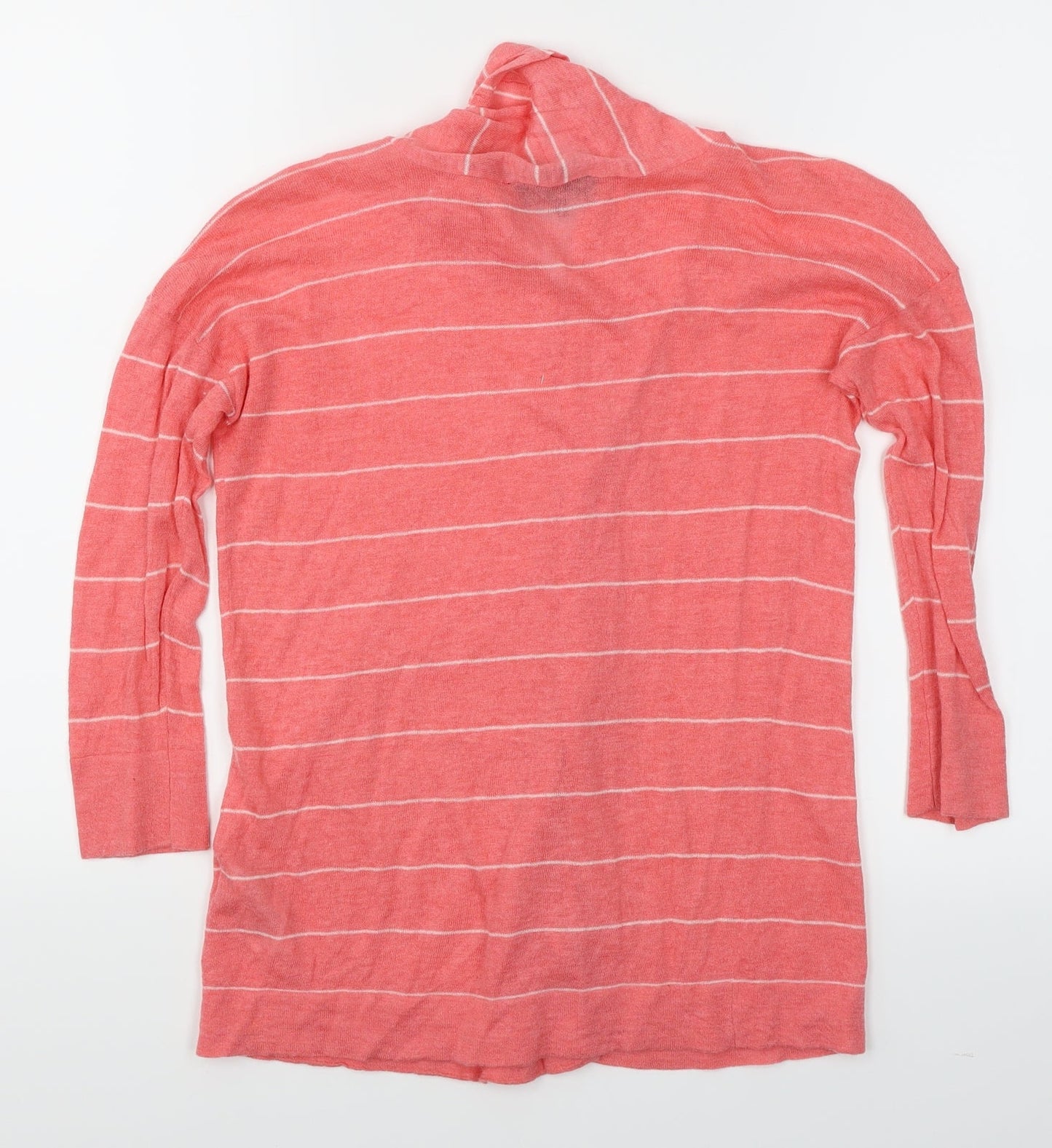 Great Plains Womens Pink Striped  Cardigan Jumper Size S
