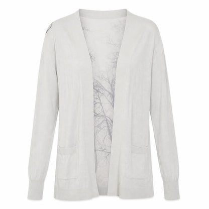 H&M Womens Grey   Cardigan Jumper Size S