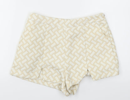 Missguided Womens Beige   Hot Pants Shorts Size 8