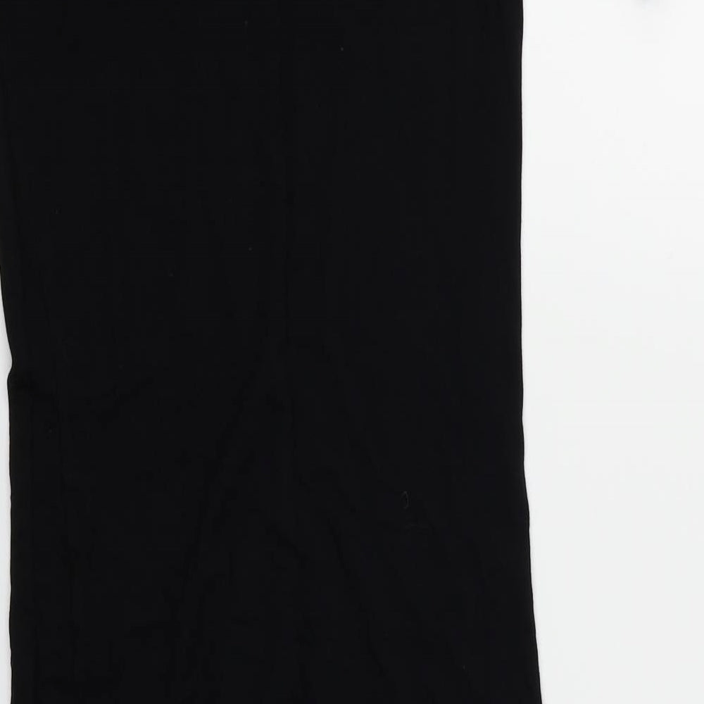 Preworn Womens Black   T-Shirt Dress  Size 6