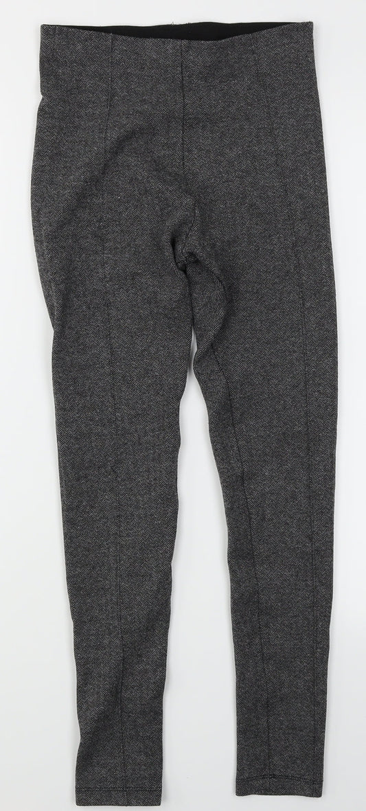 Womens UK Size S Zara Regular Fit  Grey Trousers