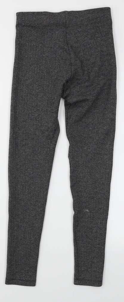 Womens UK Size S Zara Regular Fit  Grey Trousers