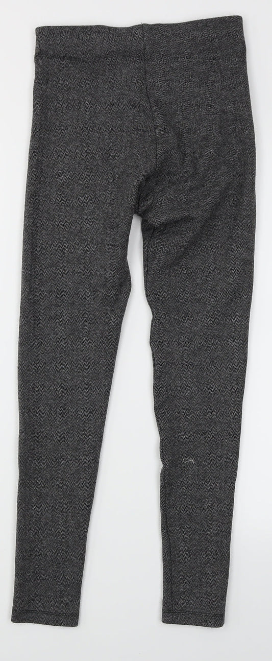 Womens UK Size S Zara Regular Fit  Grey Trousers