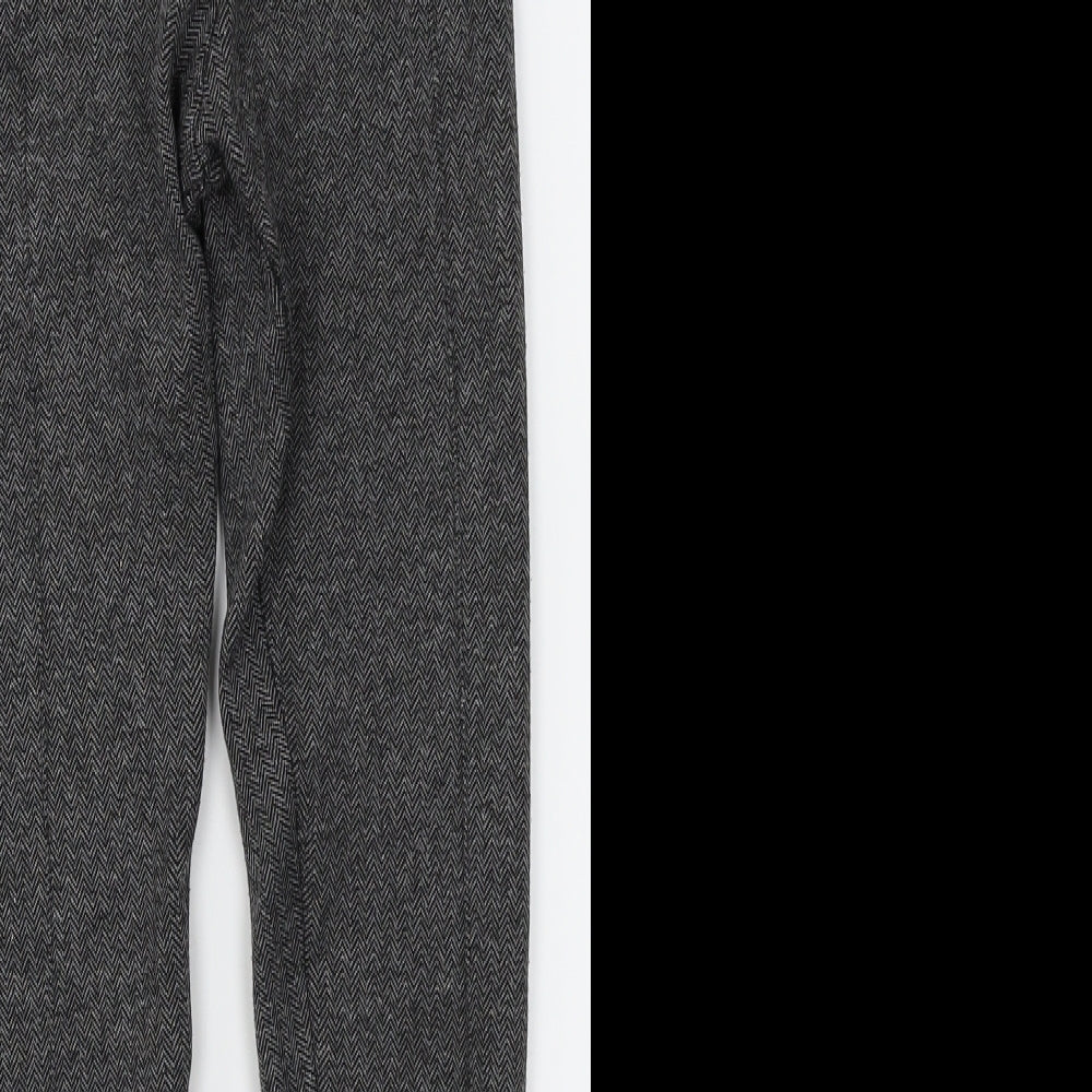 Womens UK Size S Zara Regular Fit  Grey Trousers