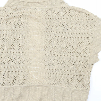 FOREVER 21 Womens Beige   Cardigan Jumper Size L