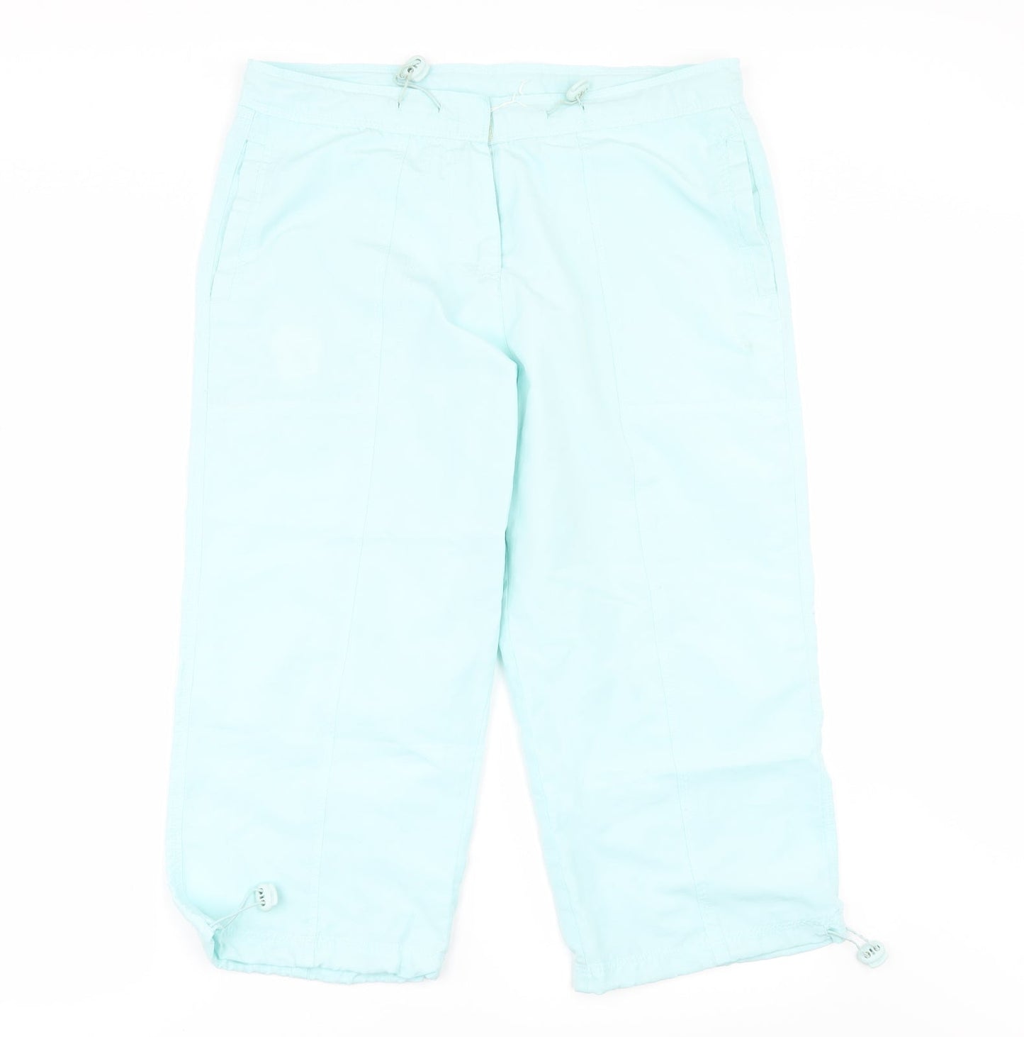 Embargo Womens Green   Cropped Trousers Size 14 L20 in