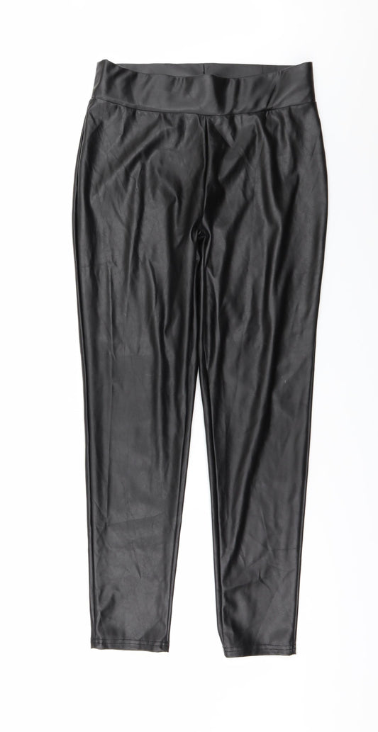 Primark Womens Black   Trousers  Size S L28 in