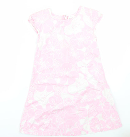 X-Mail Girls Pink Floral  A-Line  Size 8 Years