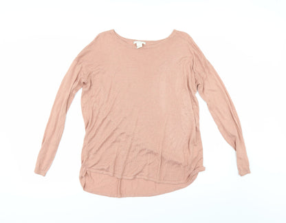 H&M Womens Pink   Pullover Jumper Size XS