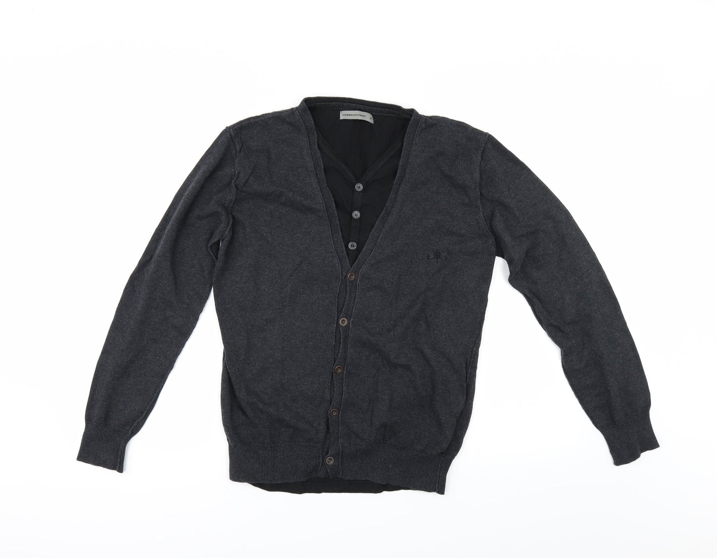 Cedar Wood State Mens Grey   Pullover Jumper Size M