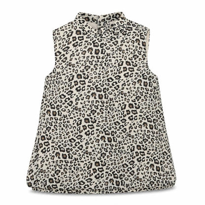 George Girls Beige Animal Print  Basic Blouse Size 8-9 Years