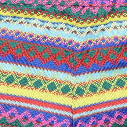 Sure Gypsy Womens Multicoloured Geometric  Hot Pants Shorts Size 28 in