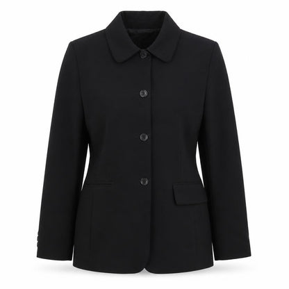 Womens UK Size 14 Preworn Regular Black Suit Jacket