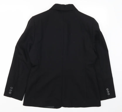 Womens UK Size 14 Preworn Regular Black Suit Jacket
