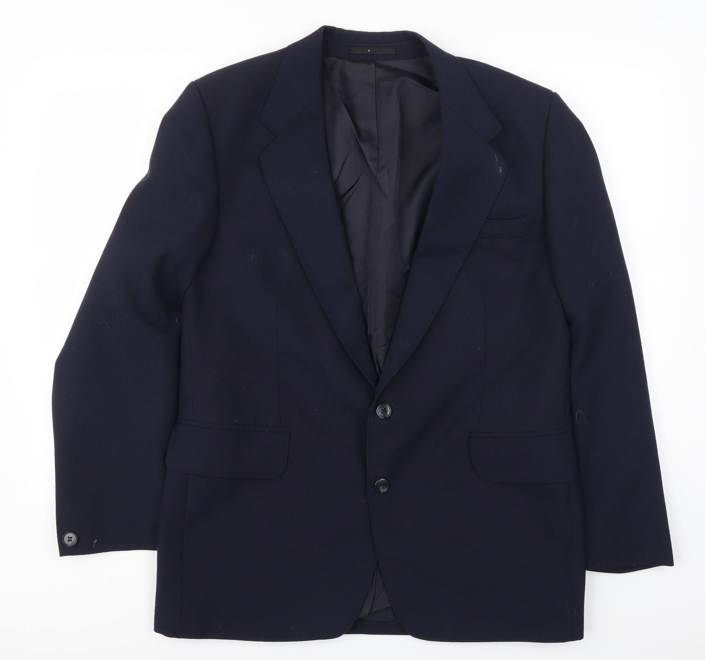 International Fashion Mens Blue   Jacket Suit Jacket Size 40