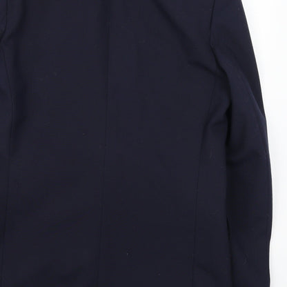 International Fashion Mens Blue   Jacket Suit Jacket Size 40