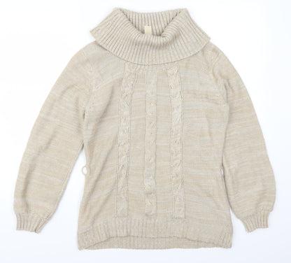 Evie Womens Beige   Pullover Jumper Size 14