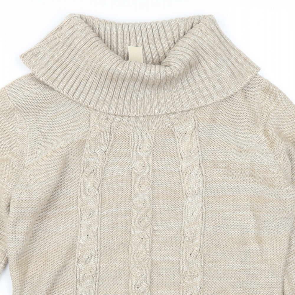 Evie Womens Beige   Pullover Jumper Size 14