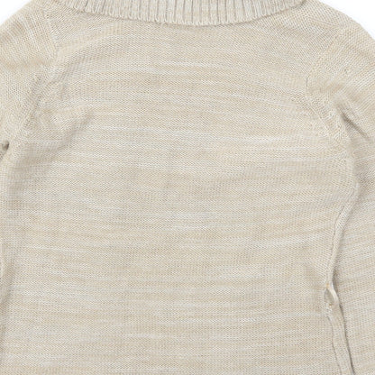 Evie Womens Beige   Pullover Jumper Size 14