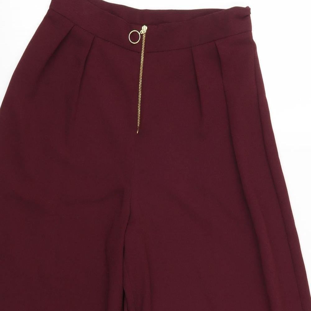 George Womens Purple   Cropped Trousers Size 8 L20 in - Plum