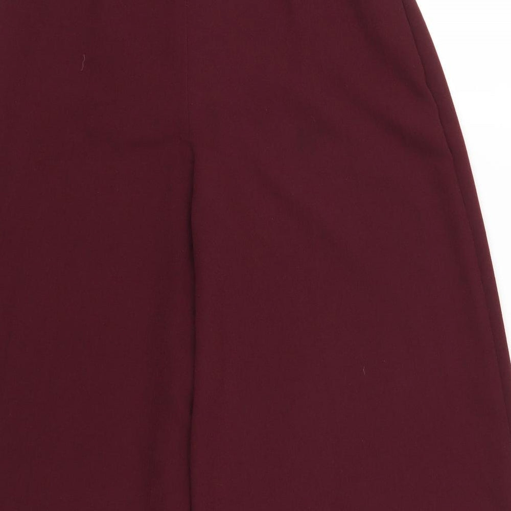 George Womens Purple   Cropped Trousers Size 8 L20 in - Plum