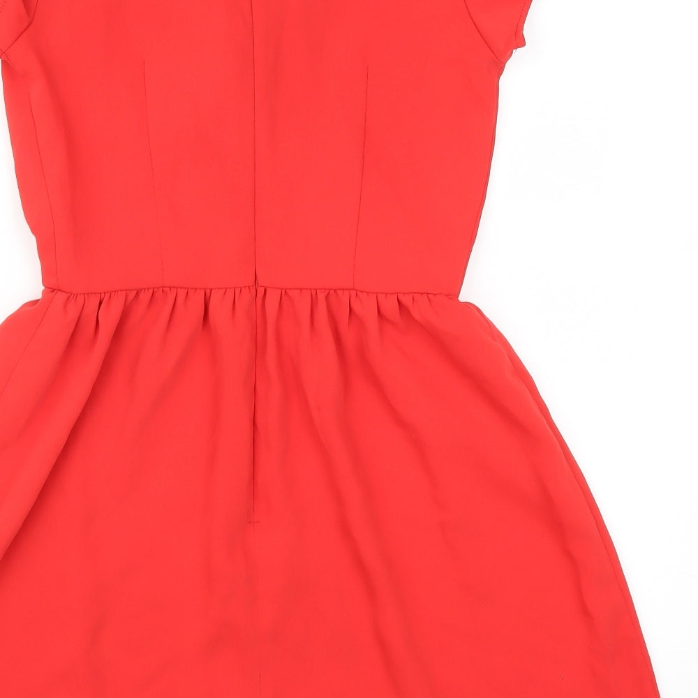 George Womens Red   Skater Dress  Size 8