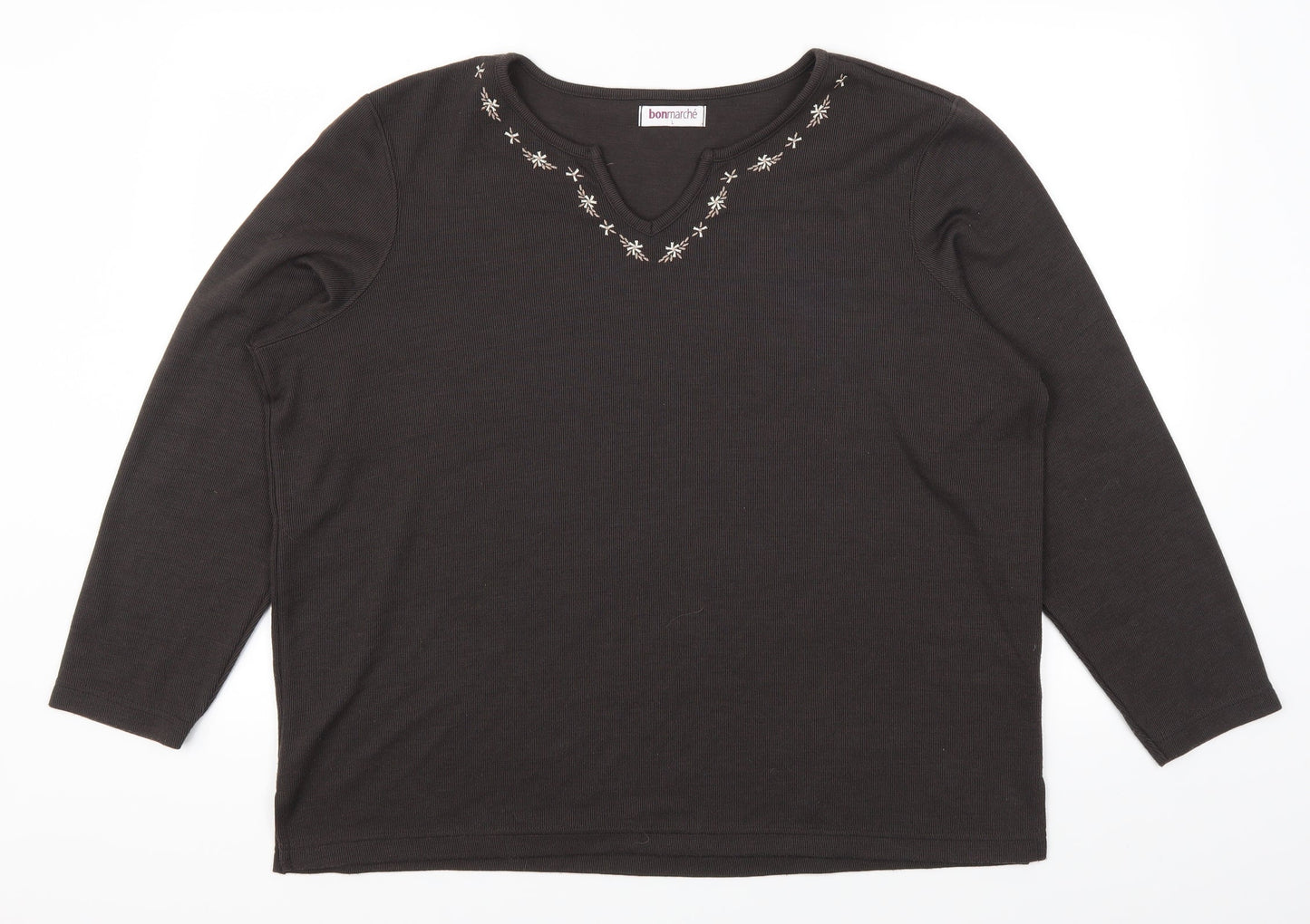 Bonmarché Womens Brown   Pullover Jumper Size L