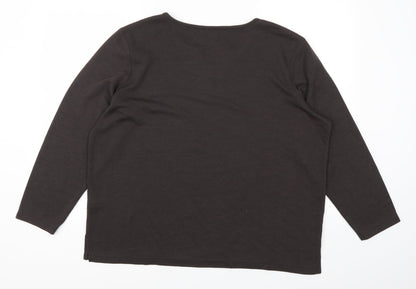 Bonmarché Womens Brown   Pullover Jumper Size L