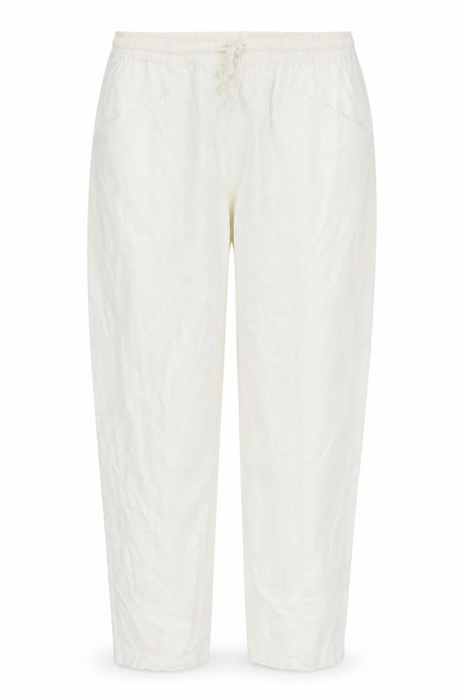 Womens UK Size 32 in Preworn Regular Fit  White Trousers