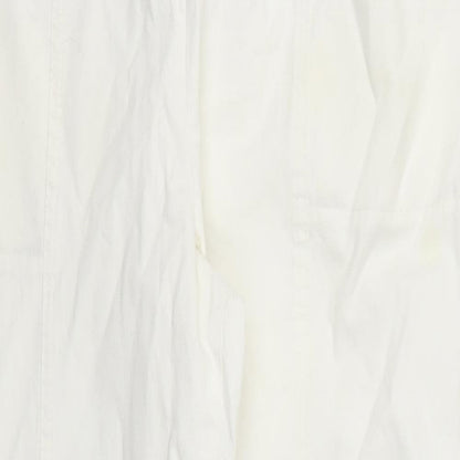 Womens UK Size 32 in Preworn Regular Fit  White Trousers